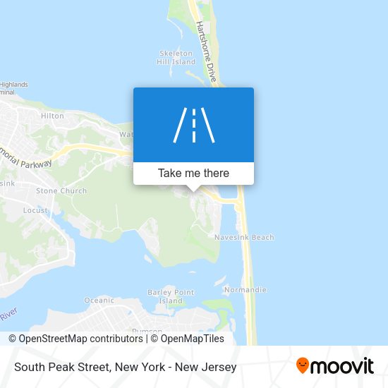 Mapa de South Peak Street