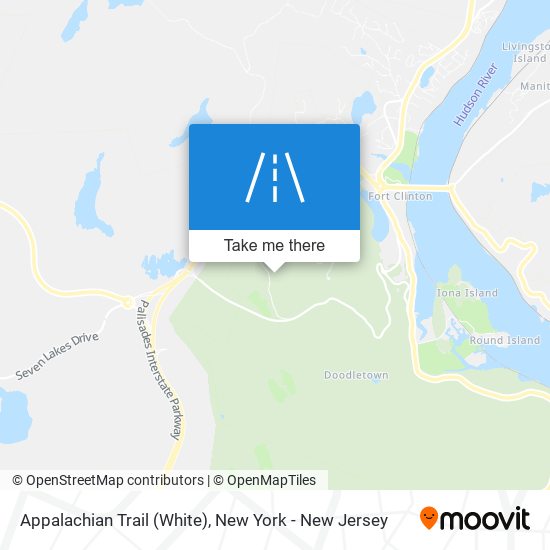 Mapa de Appalachian Trail (White)