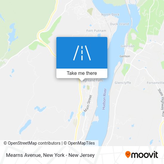 Mapa de Mearns Avenue