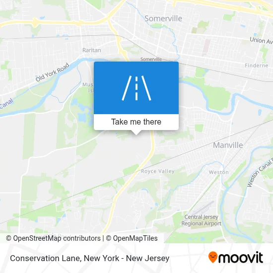 Conservation Lane map