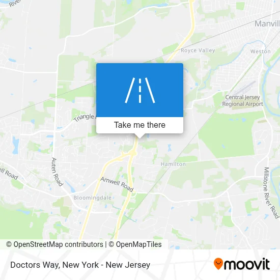 Doctors Way map