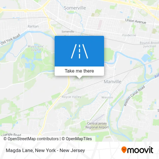Magda Lane map