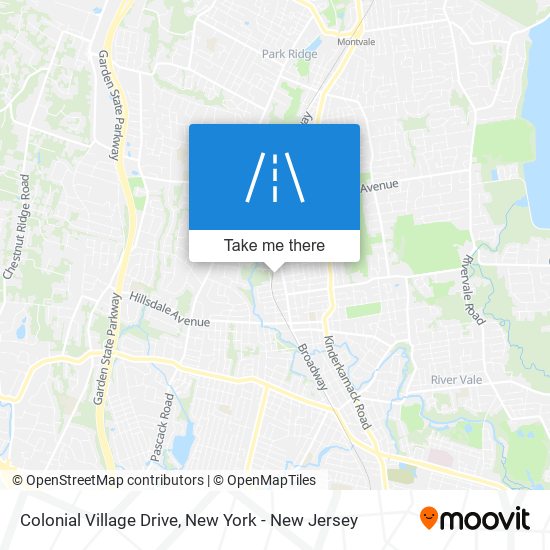 Colonial Village Drive map