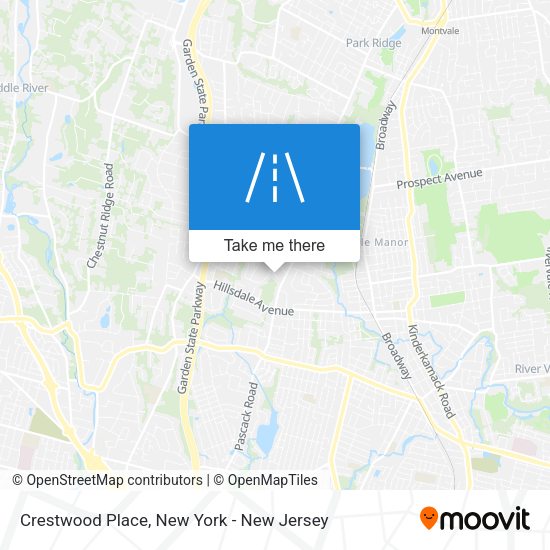 Mapa de Crestwood Place