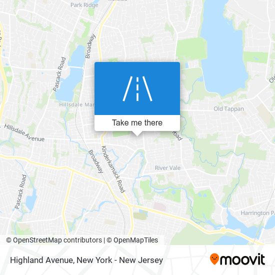 Highland Avenue map