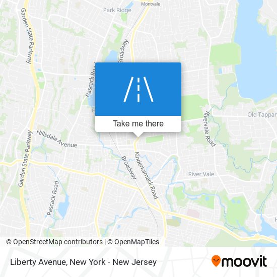Liberty Avenue map