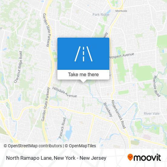 Mapa de North Ramapo Lane