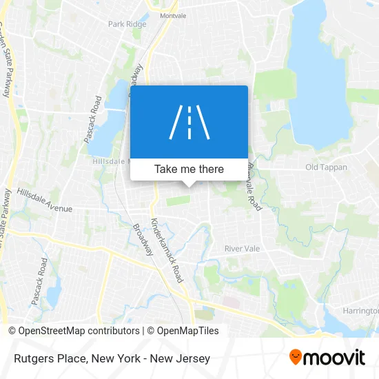 Rutgers Place map