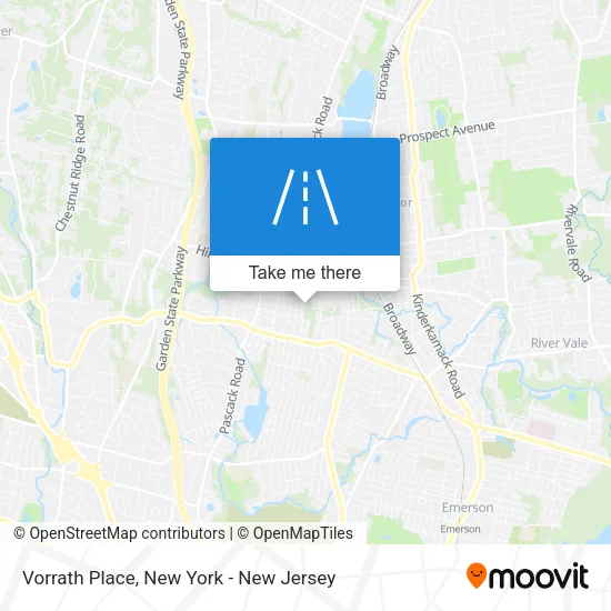 Vorrath Place map