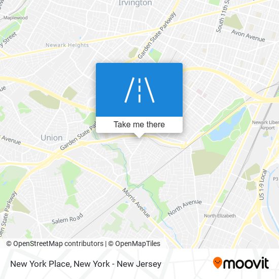 Mapa de New York Place