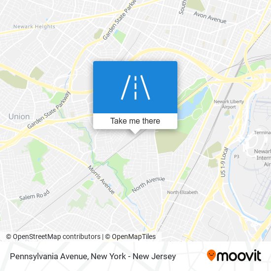 Pennsylvania Avenue map