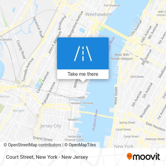 Court Street map
