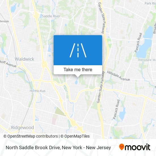 Mapa de North Saddle Brook Drive