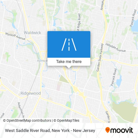 West Saddle River Road map