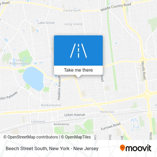 Mapa de Beech Street South