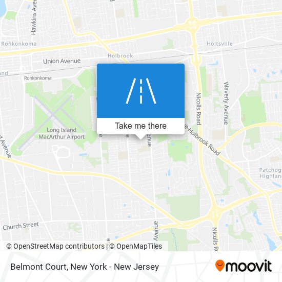 Mapa de Belmont Court