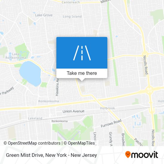Mapa de Green Mist Drive