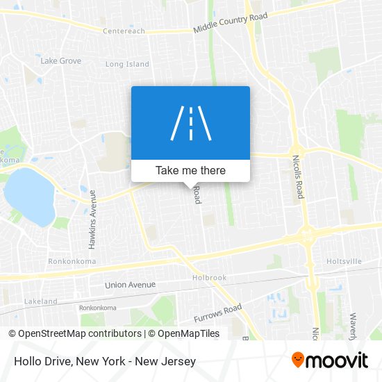 Mapa de Hollo Drive