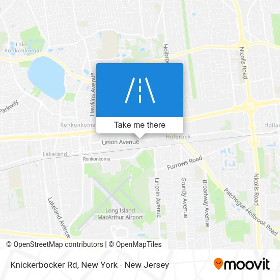 Knickerbocker Rd map