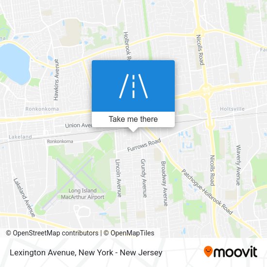 Mapa de Lexington Avenue
