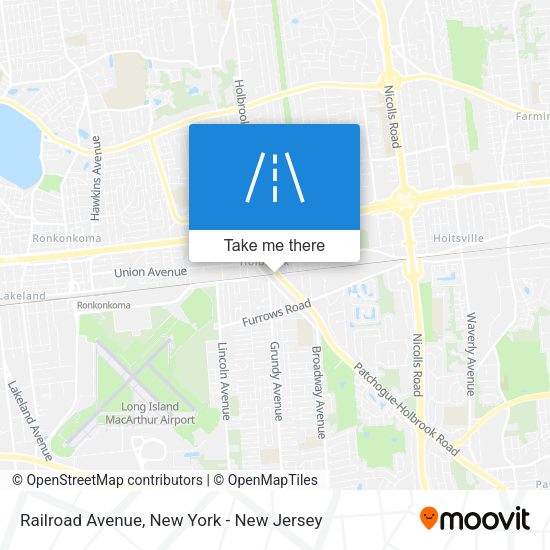 Mapa de Railroad Avenue