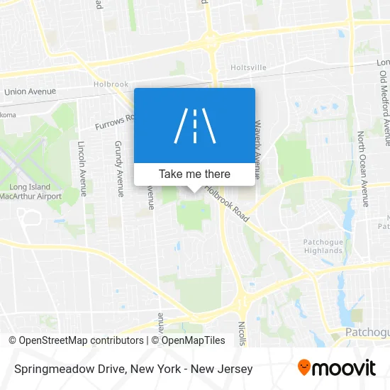 Springmeadow Drive map