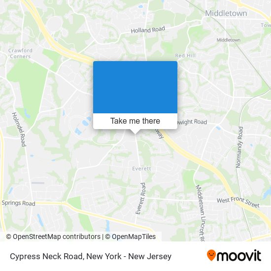 Mapa de Cypress Neck Road