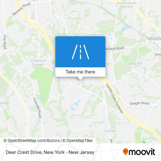 Deer Crest Drive map