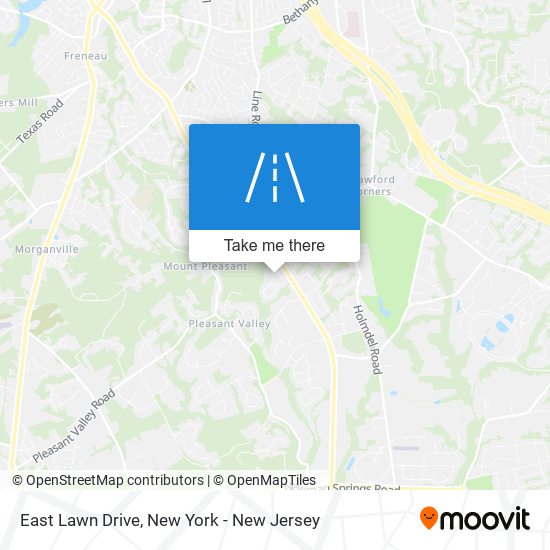 Mapa de East Lawn Drive