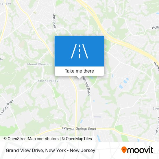 Mapa de Grand View Drive