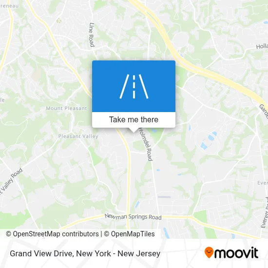 Grand View Drive map