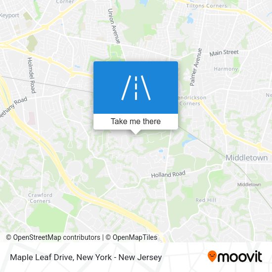 Mapa de Maple Leaf Drive