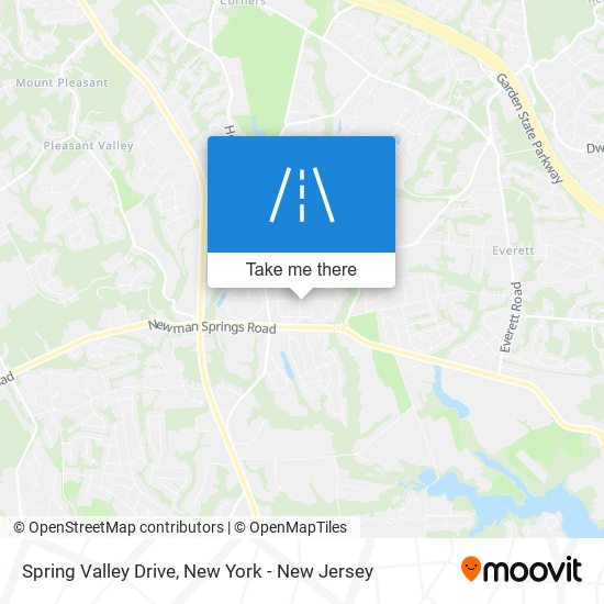 Spring Valley Drive map