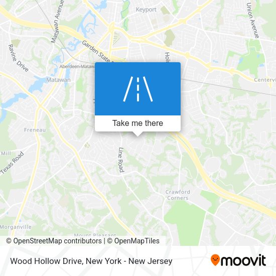 Mapa de Wood Hollow Drive