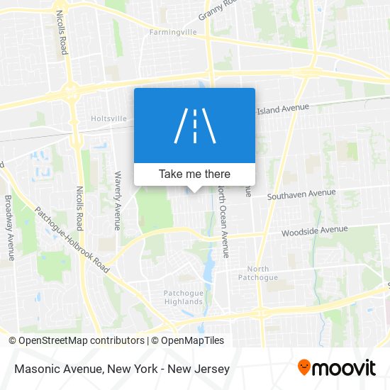 Masonic Avenue map