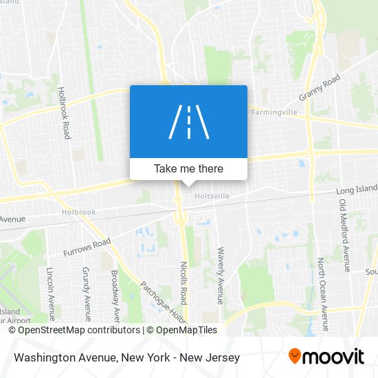 Mapa de Washington Avenue