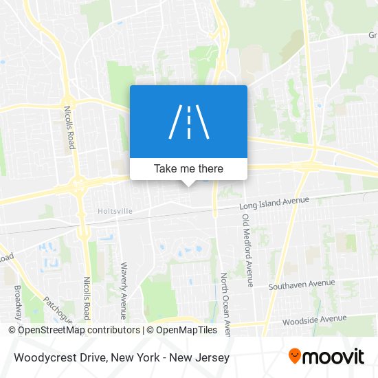 Woodycrest Drive map