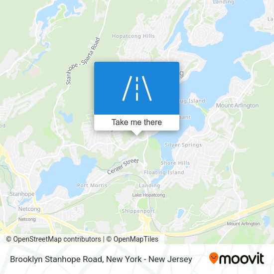 Mapa de Brooklyn Stanhope Road