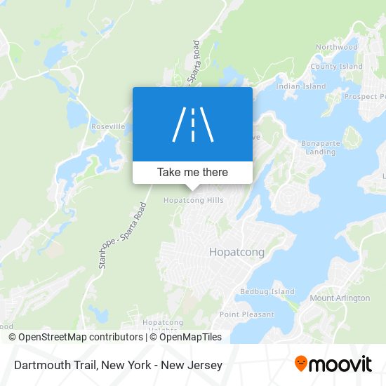Mapa de Dartmouth Trail