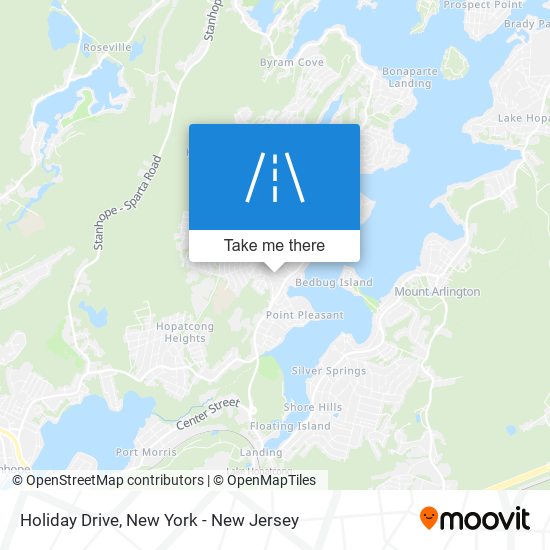 Holiday Drive map