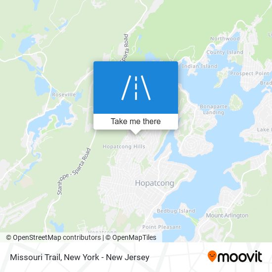 Mapa de Missouri Trail