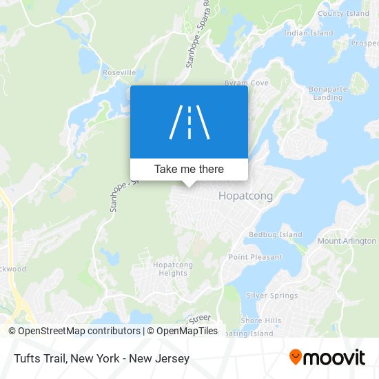 Tufts Trail map