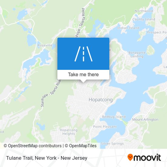 Mapa de Tulane Trail
