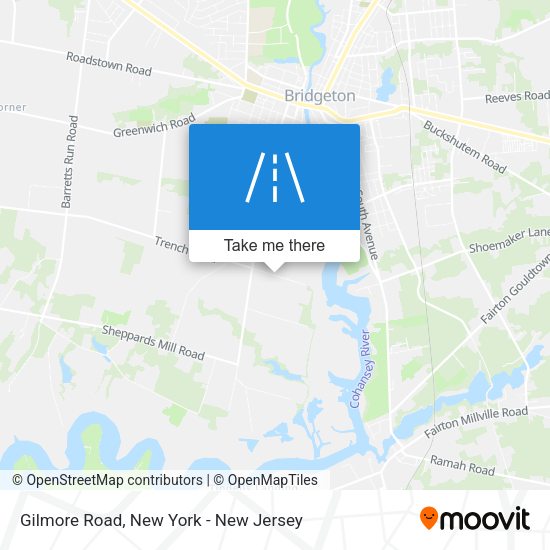 Mapa de Gilmore Road