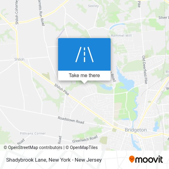 Mapa de Shadybrook Lane