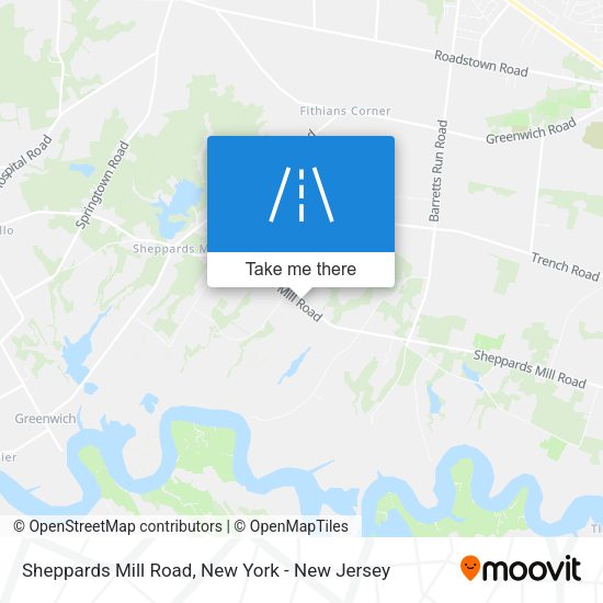 Mapa de Sheppards Mill Road