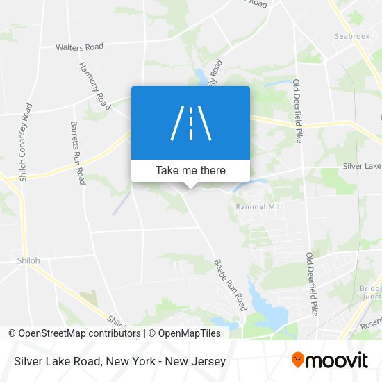 Silver Lake Road map