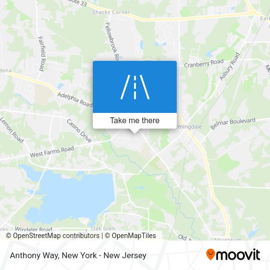 Anthony Way map