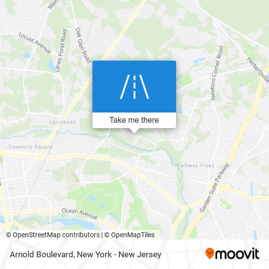 Arnold Boulevard map