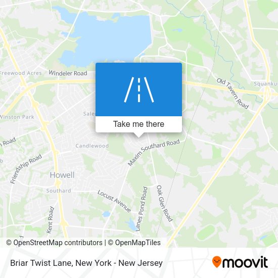 Mapa de Briar Twist Lane